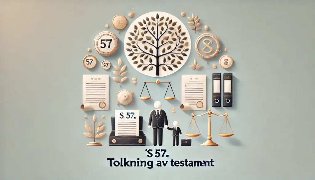 Arveloven § 57: Tolkning av testamenter