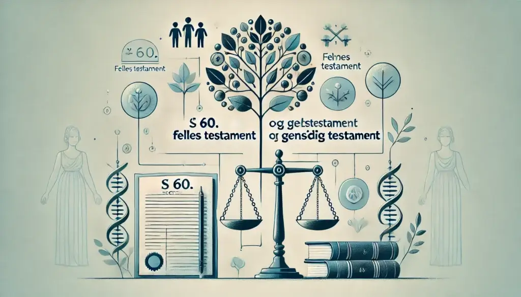 Arveloven § 60: Felles testament og gjensidig testament