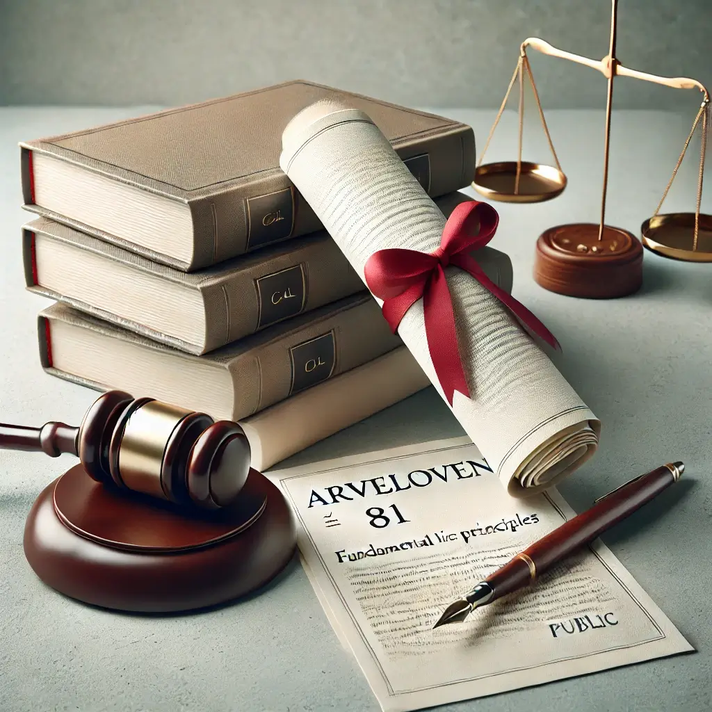 Arveloven § 81: Grunnleggende rettsprinsipper (ordre public)